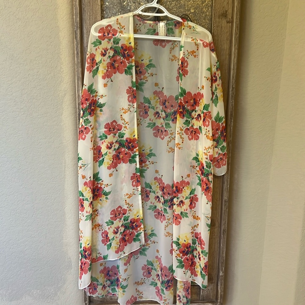 Giddy Up Glamour Floral Duster